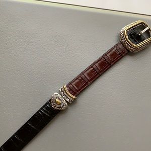 Vintage Brighton Reversible Belt